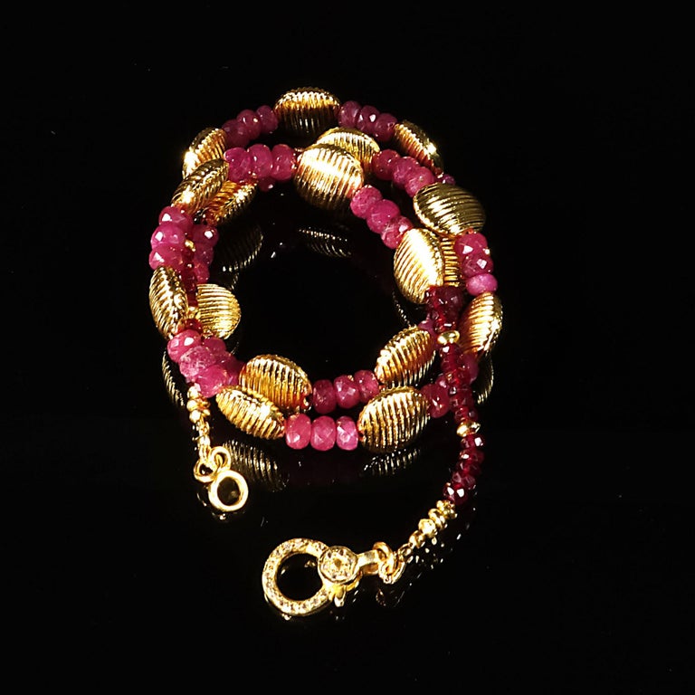 Ruby and Gold Choker Necklace For Sale at 1stdibs