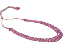 Collar de rubíes y perlas
