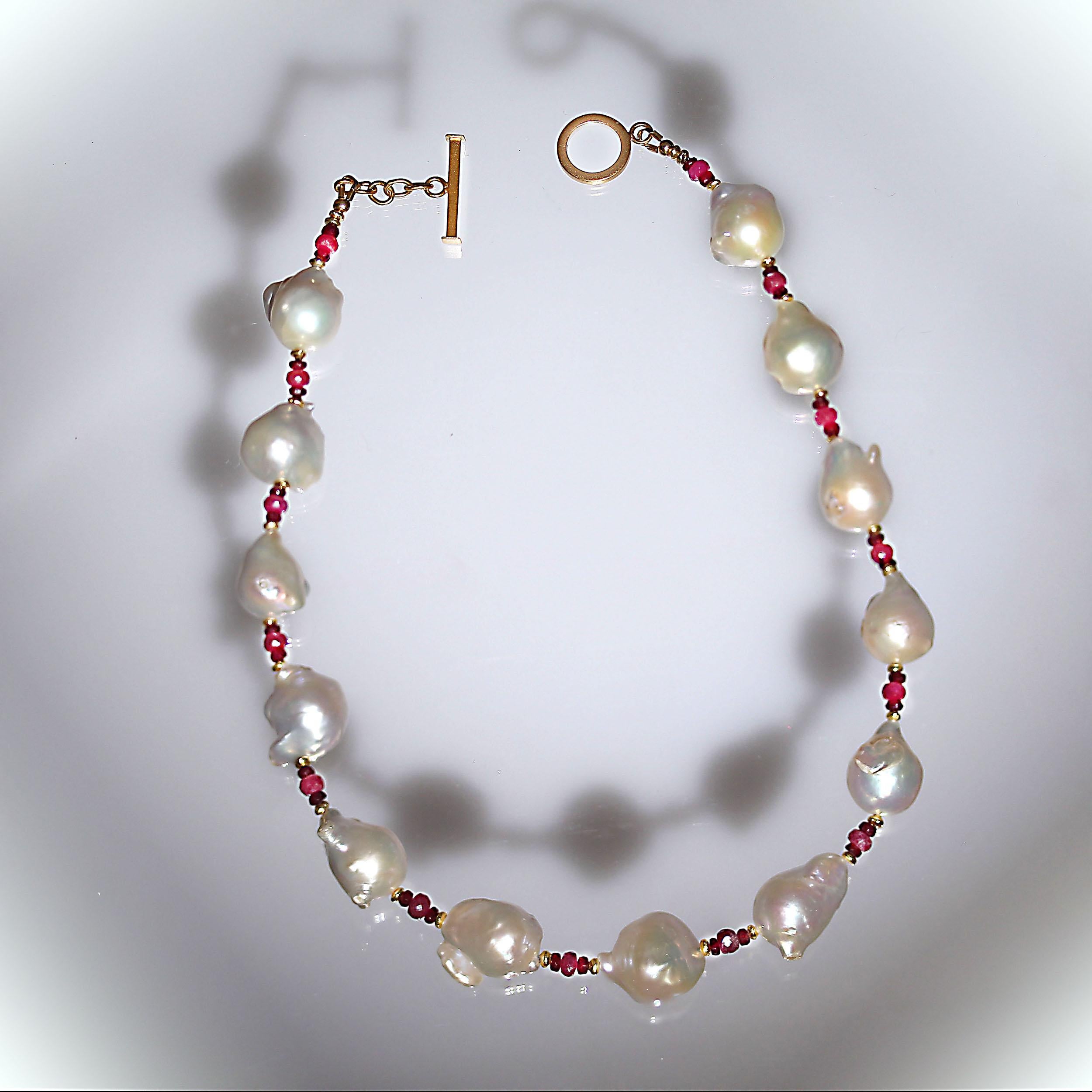 pearl and ruby choker