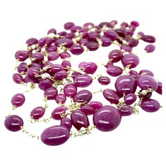 Ruby Beads Cts 325 Necklace