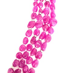 Ruby Beads Cts 745.71 Necklace