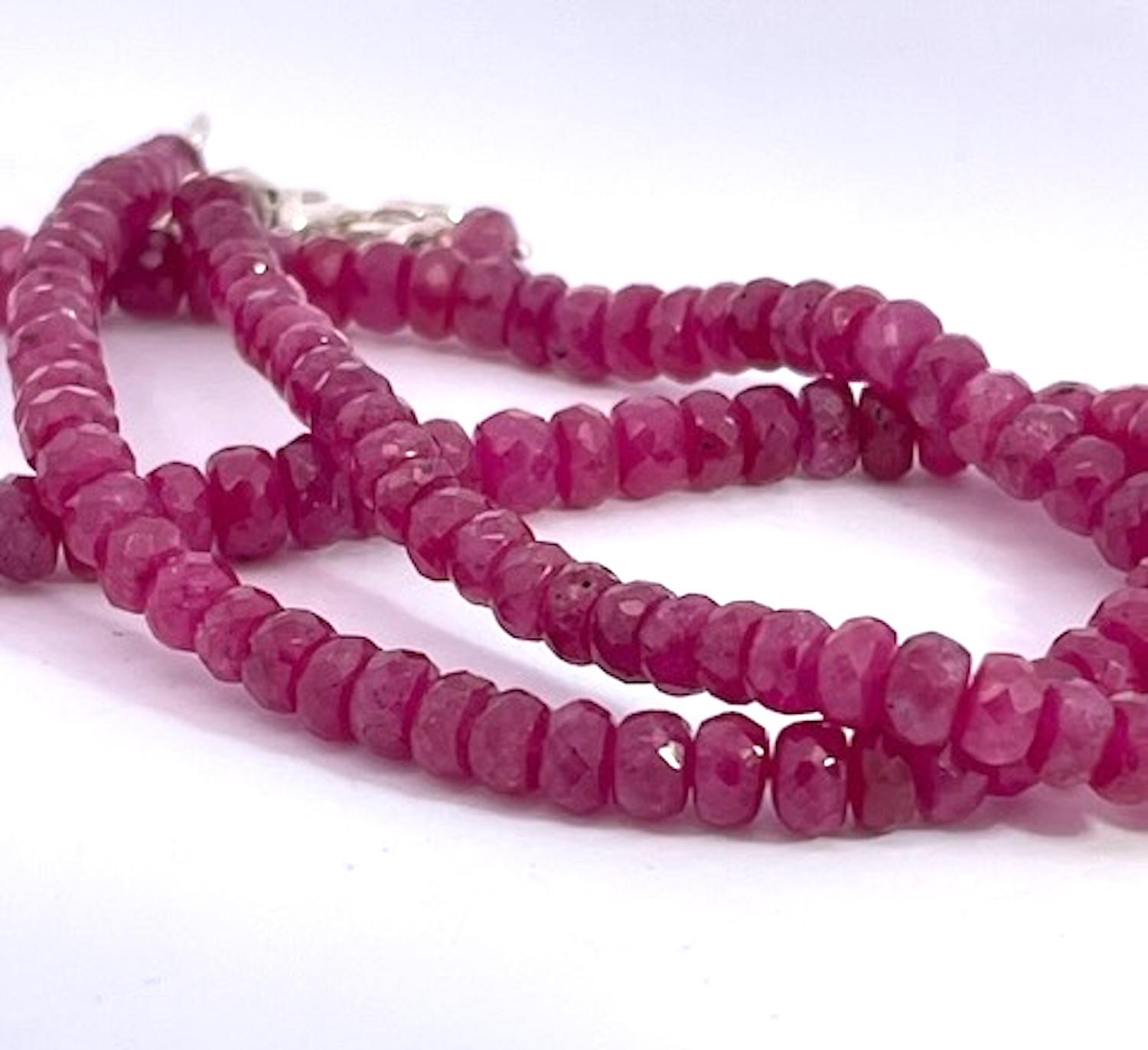 Ruby Beads On Silver - image 4