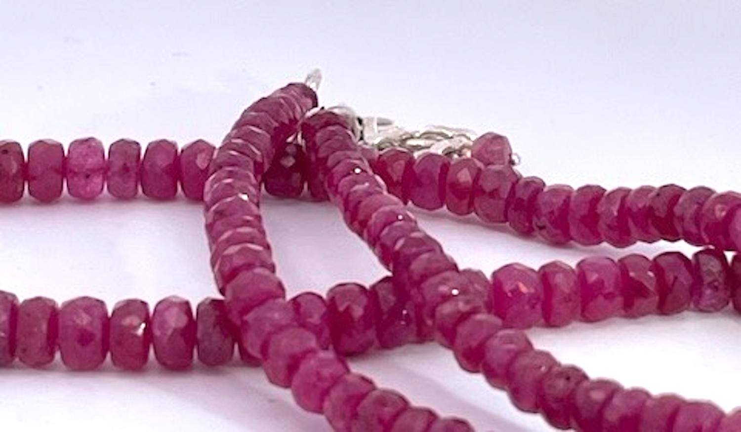 Ruby Beads On Silver - image 8