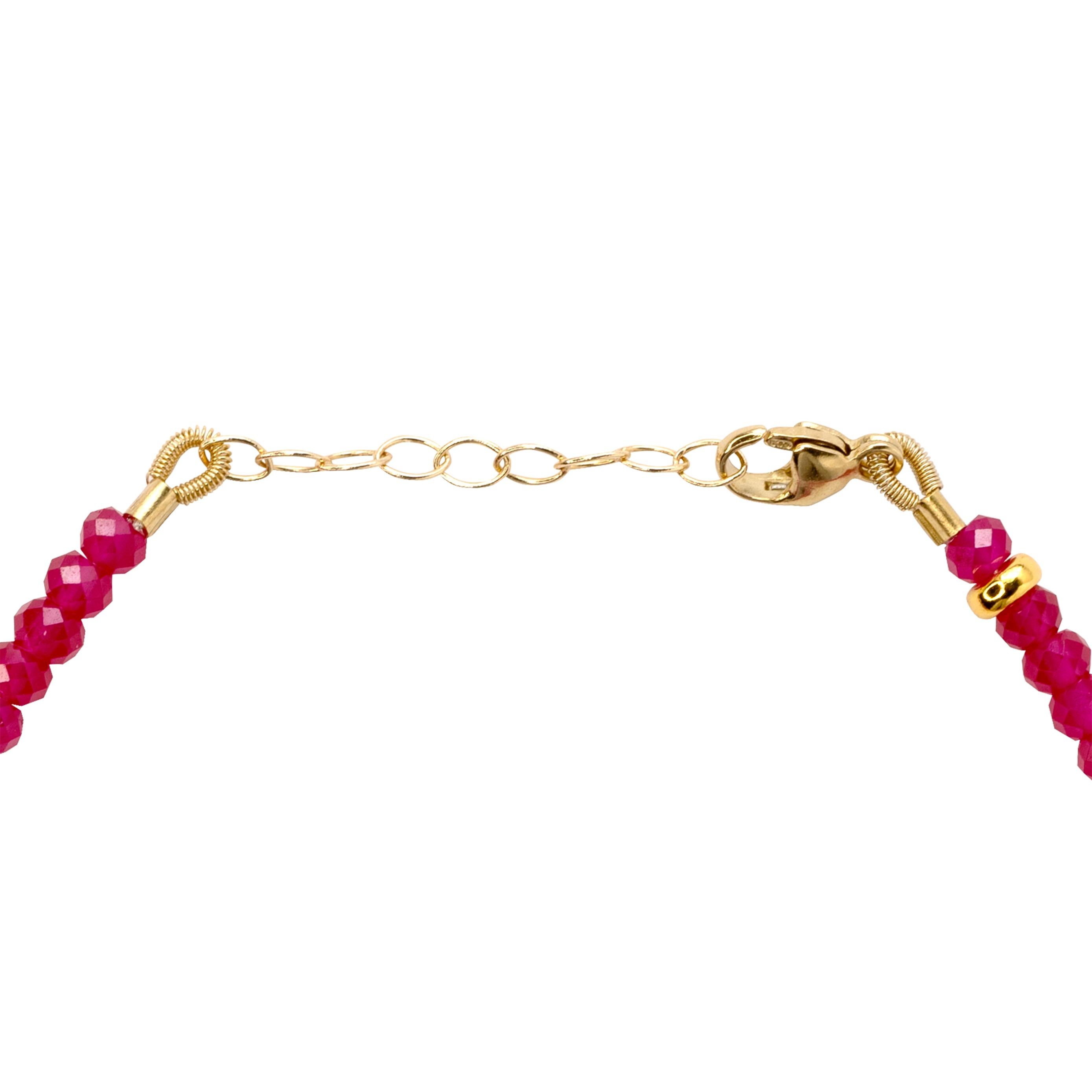 Ruby Bracelet 14K Gold - by Bombyx House Cuenta en venta