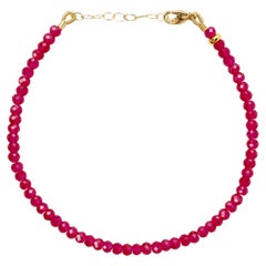 Ruby Bracelet 14K Gold - by Bombyx House