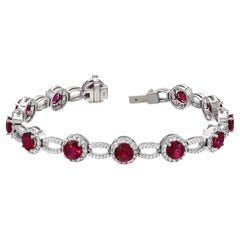 Rubin-Armband Burma 9,18 Karat