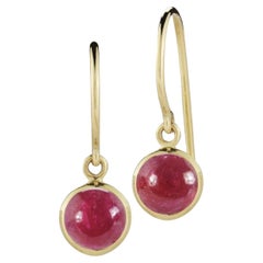 Used Ruby Dangle Earrings