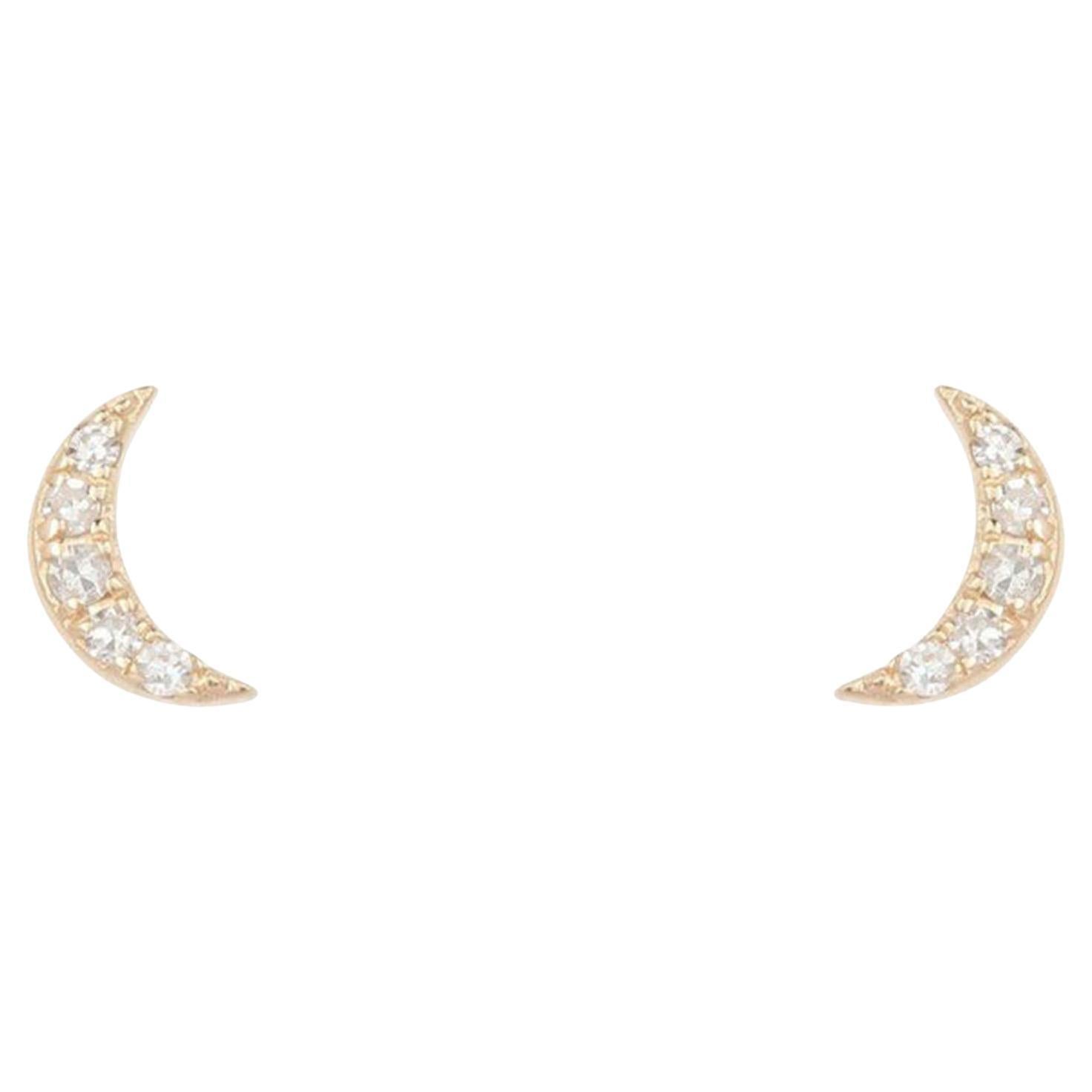 Ruby & Diamond 14K Gold Stud Earrings