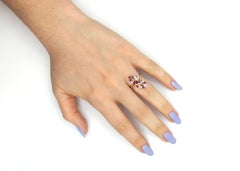 Ruby Diamond Berry Branch Ring
