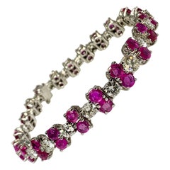 Bracciale con rubini e diamanti
