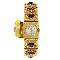 Ruby Diamond Bracelet Watch