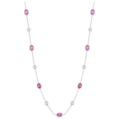 Ruby Diamond by the Yard Necklace