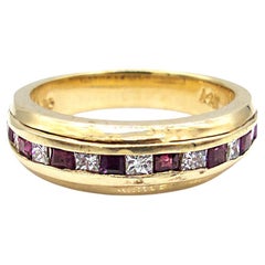 Ruby Channel Ring - 328 For Sale on 1stDibs  ruby channel set band, channel  set ruby eternity ring, ruby channel set ring