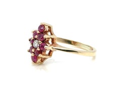 Bague cocktail d'exception en or jaune 1 carat, pierre de naissance de juillet