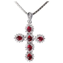 Ruby-Diamond Cross