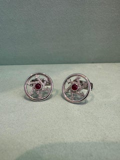 Ruby & Diamond Cufflinks