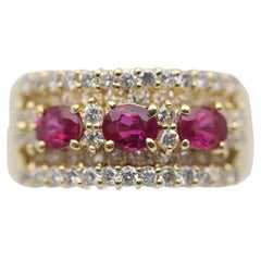 Rubin-Diamant-Goldband-Ring