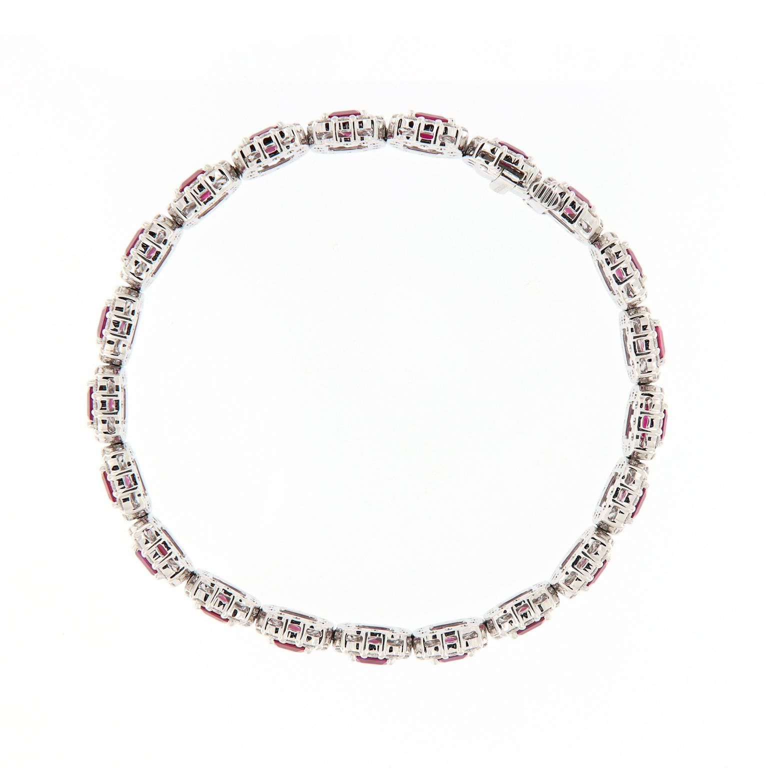 Ruby Diamond Gold Bracelet 1