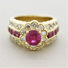 Ruby Diamond Gold Ring