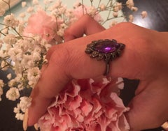 Ruby Diamond Meghna Jewels Marquise Ring