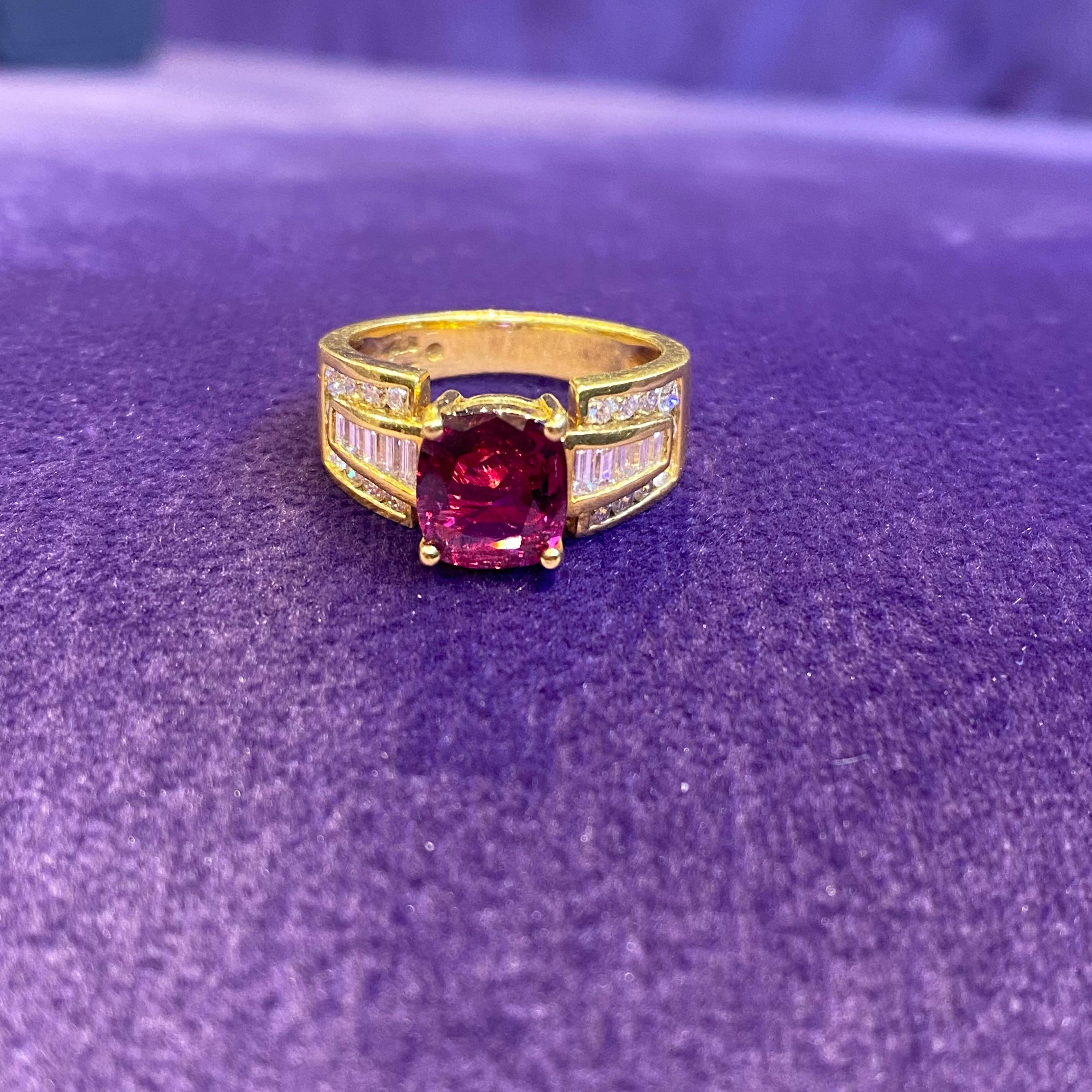 Ruby & Diamond Men's Ring For Sale 1