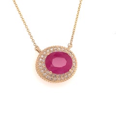 Collier en or 14k 18" 5,06 TCW certifié