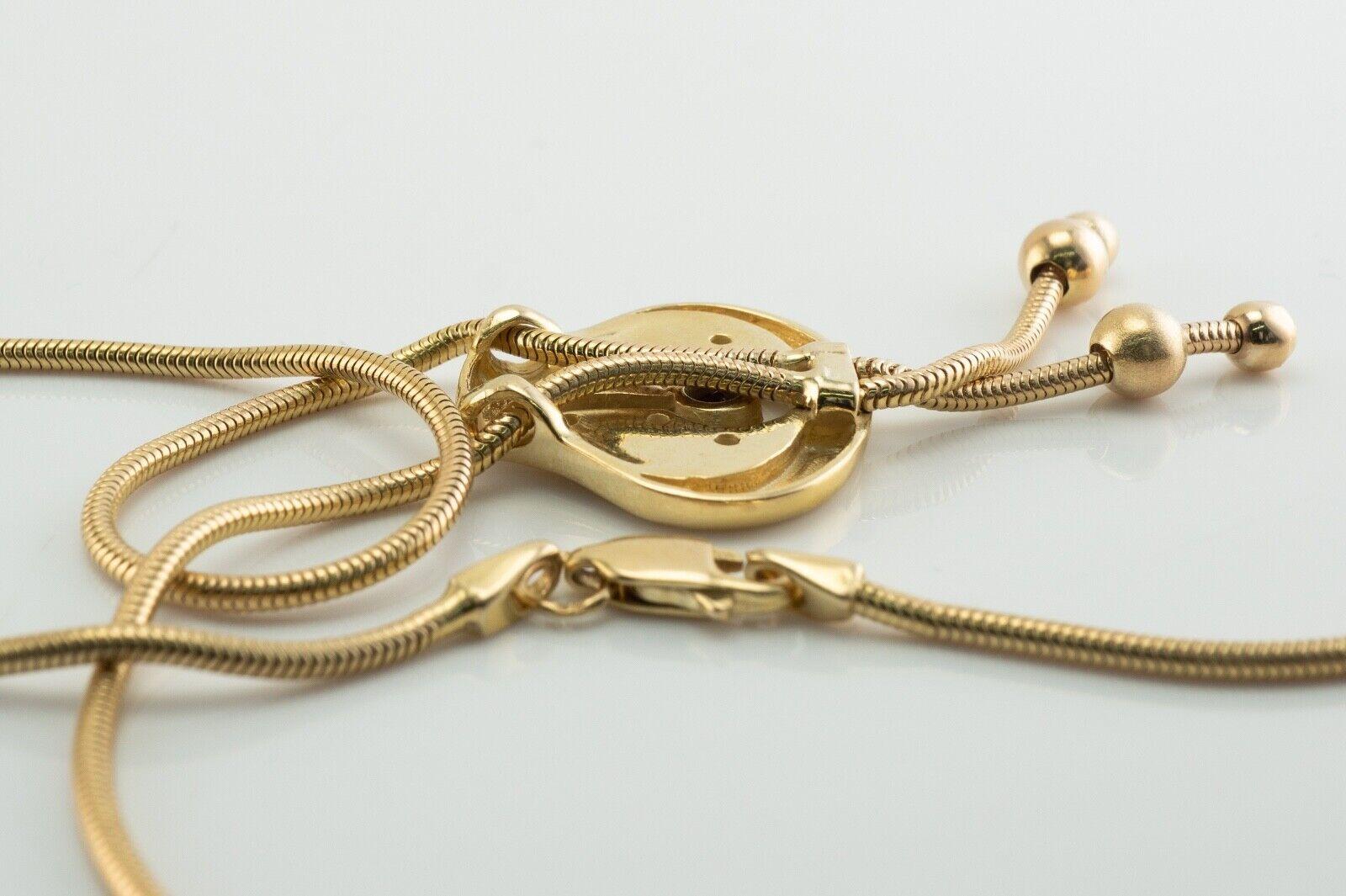 Rubin-Diamant-Anhänger-Halskette 14K Gold Schlangenkette im Angebot 7