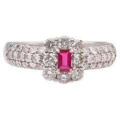 Rubin-Diamant-Platin-Ring