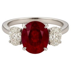 Ruby Diamond Ring 18kt