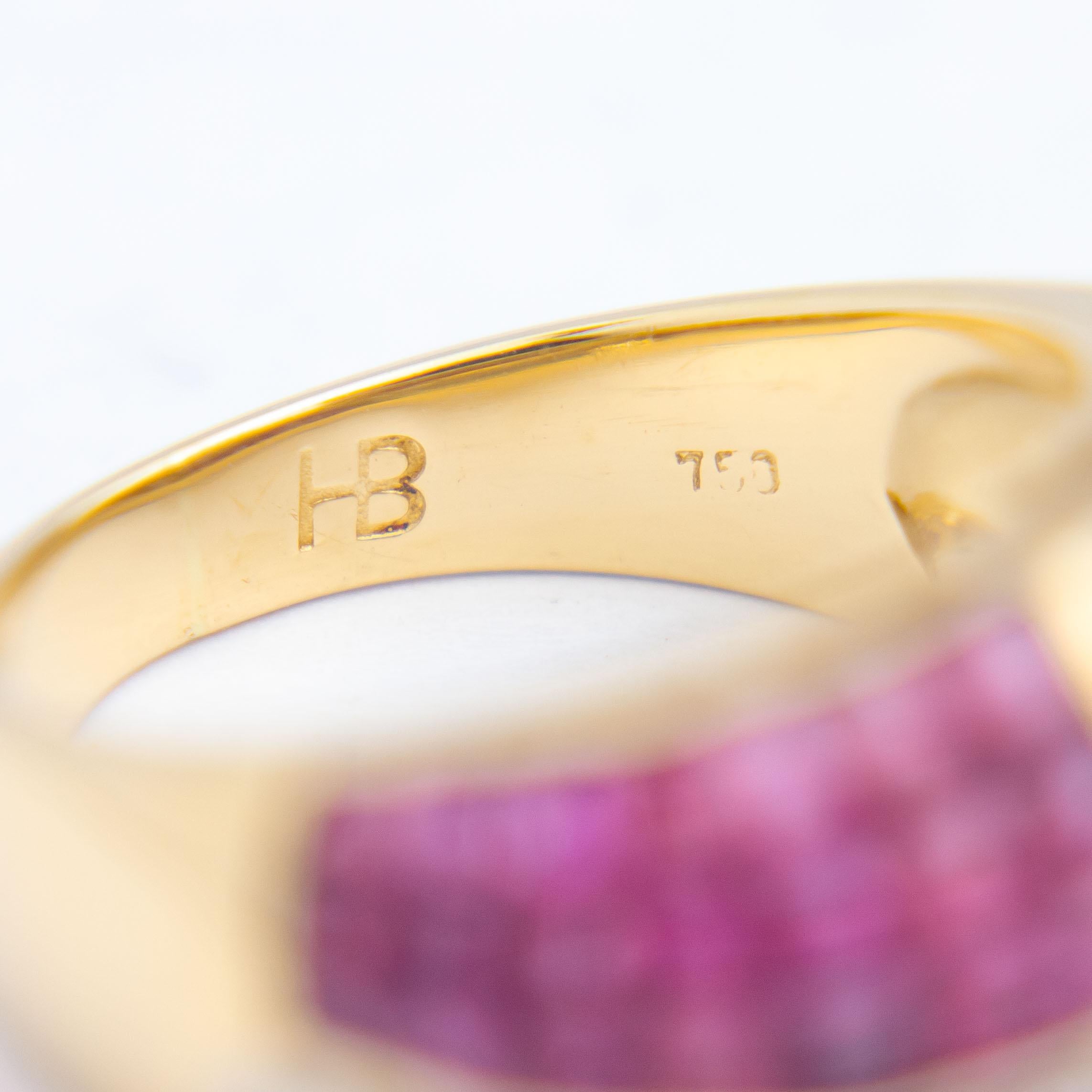 Ruby & Diamond Ring by Hammerman Brothers For Sale 1