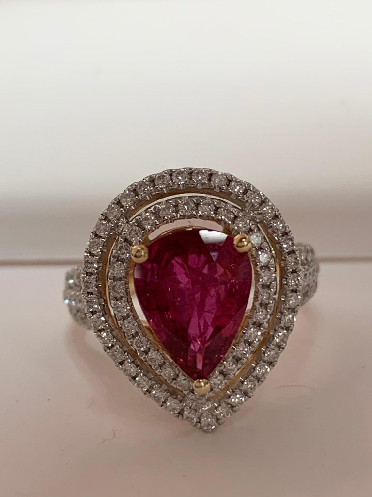 Ruby Diamond Ring For Sale 5