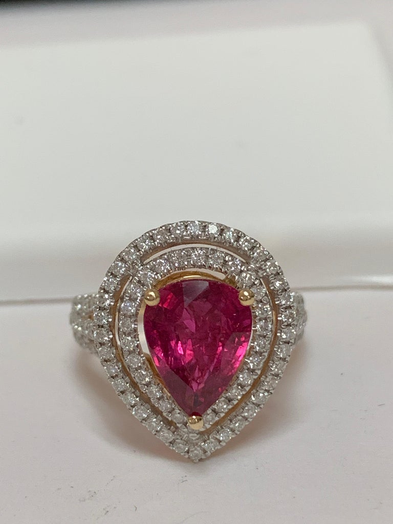 Ruby Diamond Ring For Sale 6