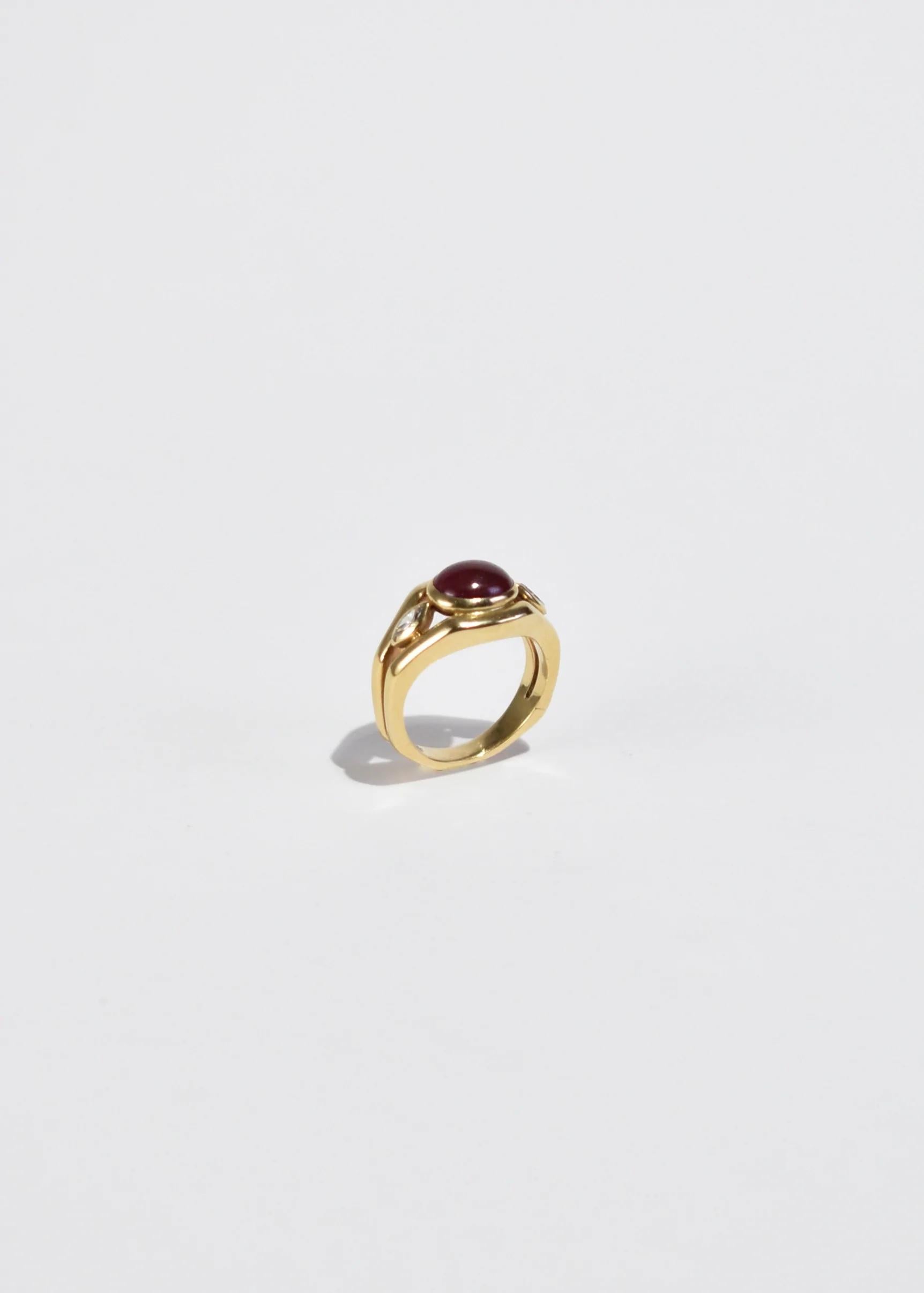 Rubin-Diamant-Ring im Zustand „Hervorragend“ im Angebot in Richmond, VA