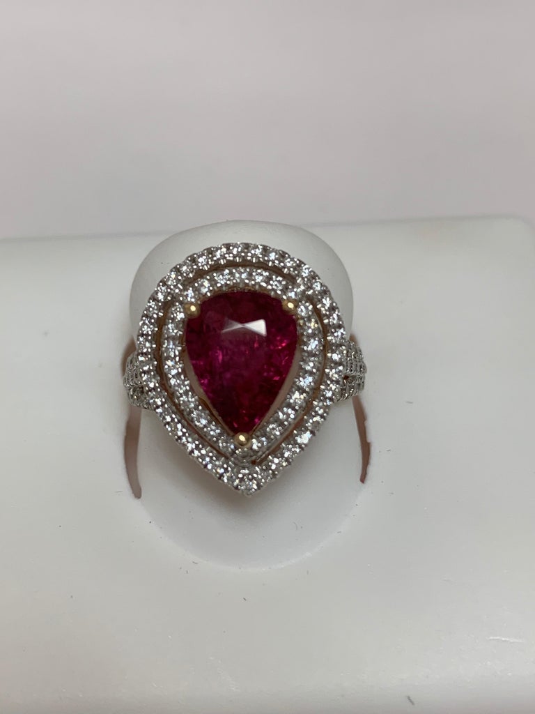 Ruby Diamond Ring For Sale 2