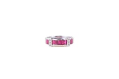 Ruby Diamond Ring in 18 Karat Gold