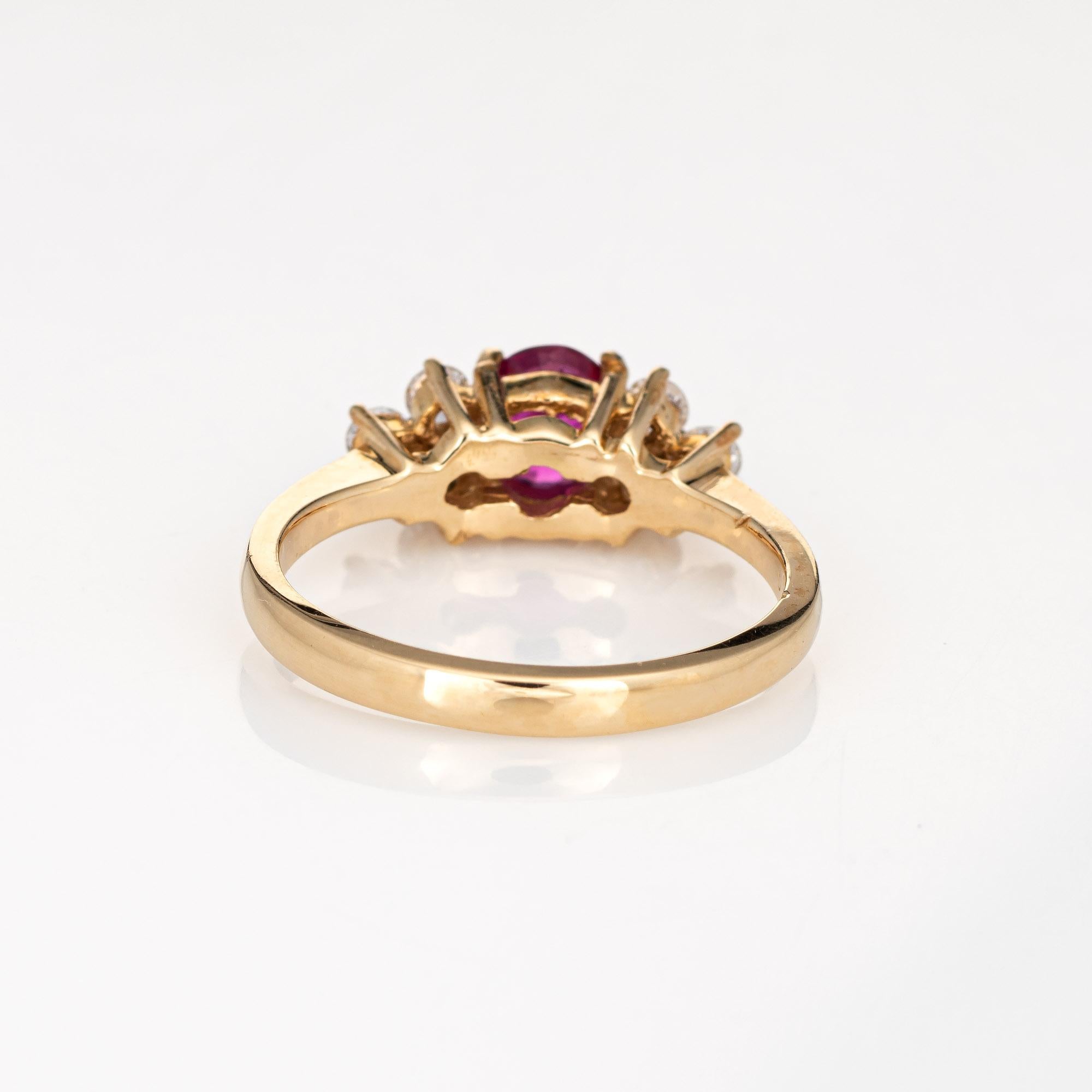 estate ruby engagement ring
