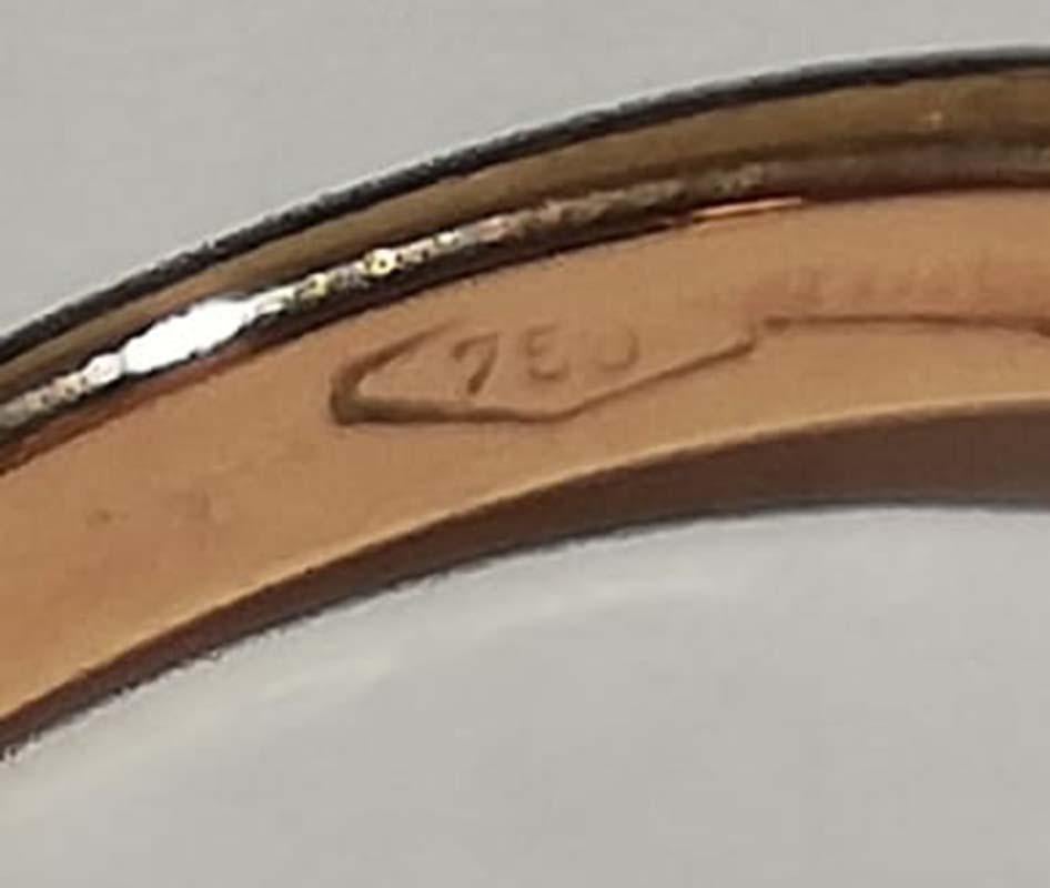 Rubí, Diamantes, Anillo de Oro Rosa de 18 Kilates 1