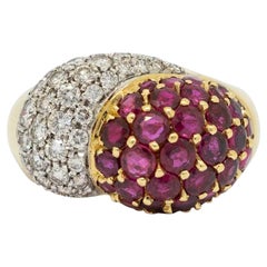 Ruby & Diamonds Cocktail Ring