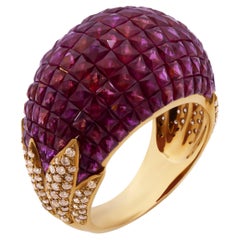 Ruby Dome Ring