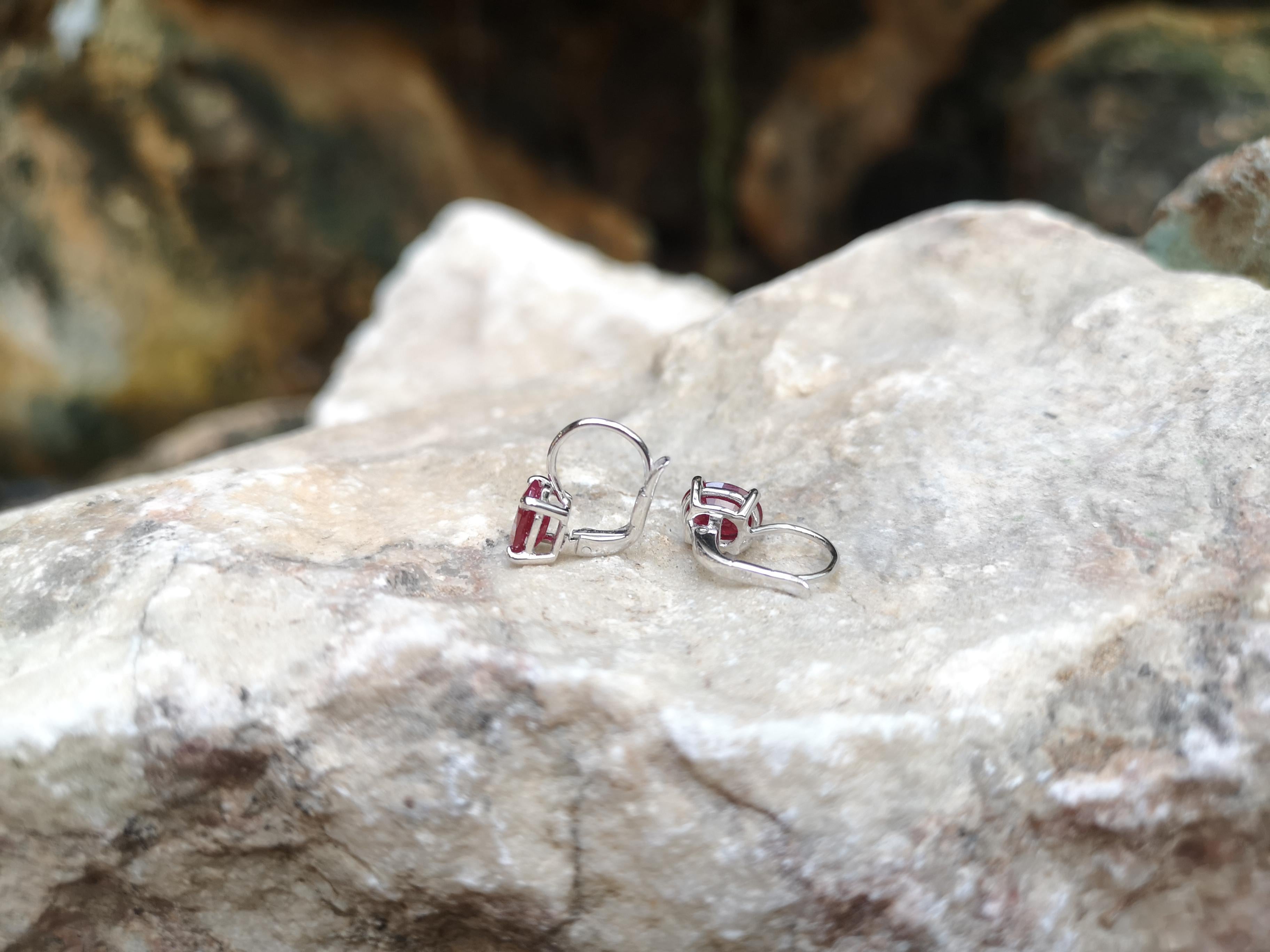 pandora ruby earrings