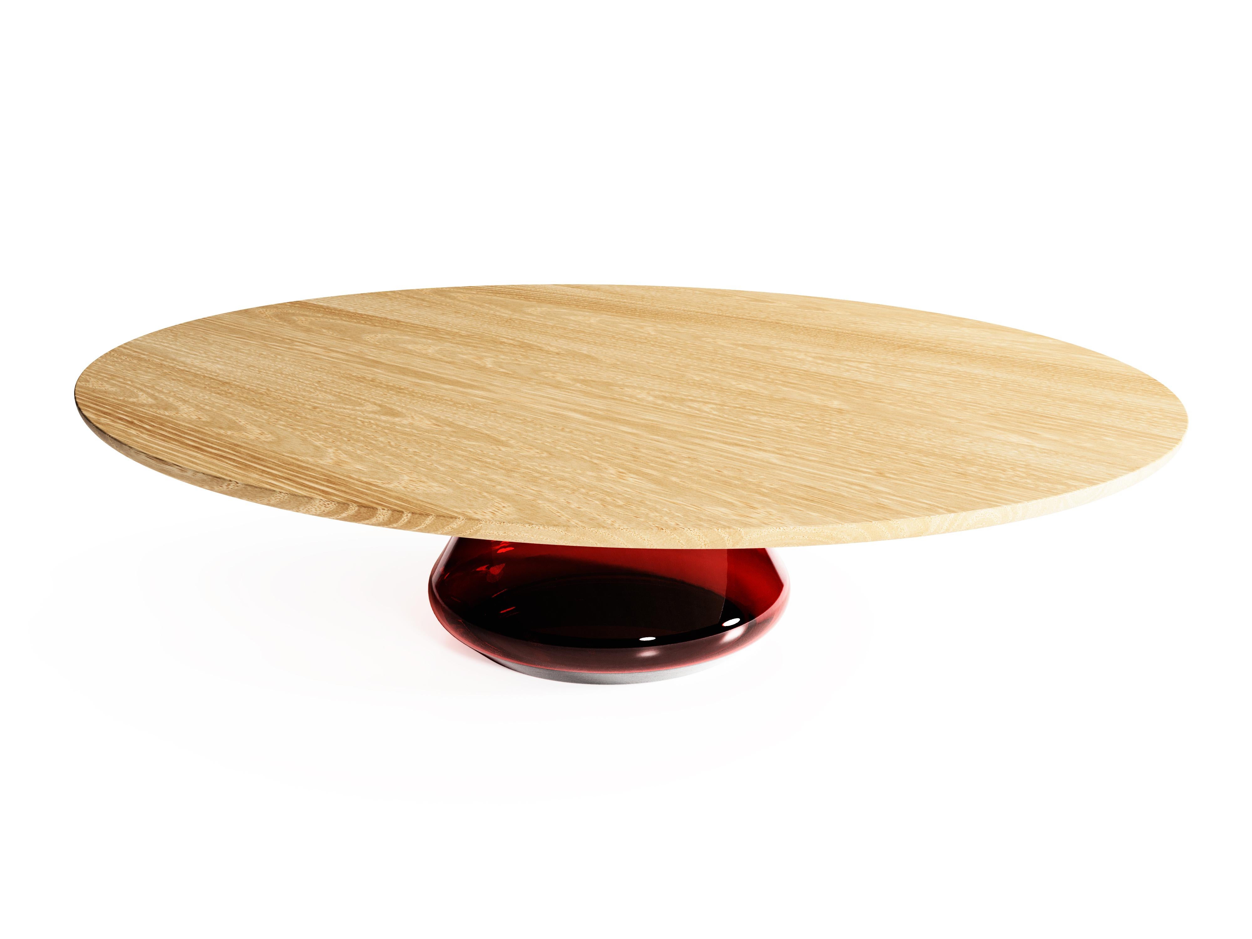 Ruby Eclipse I, Limited Edition Coffee Table by Grzegorz Majka In New Condition For Sale In Geneve, CH