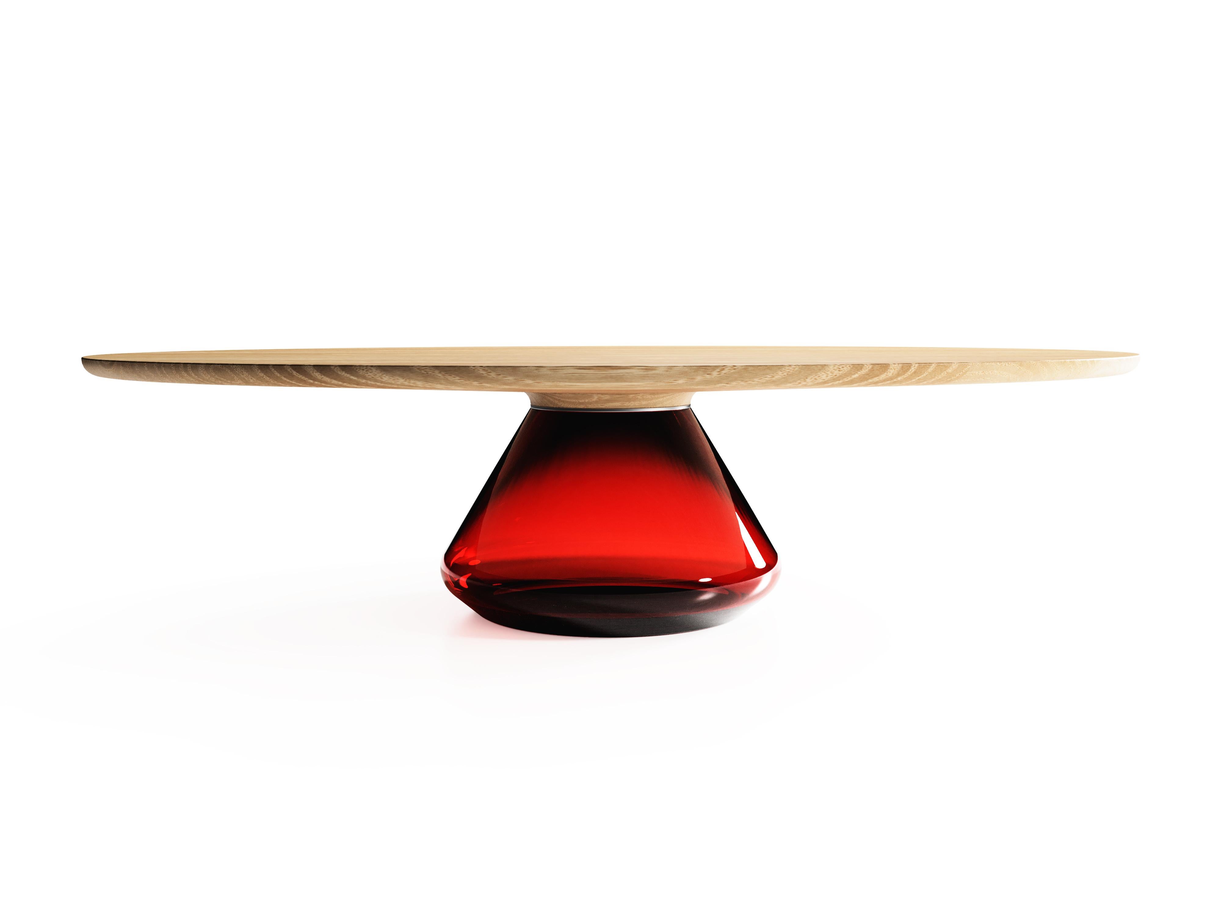 Contemporary Ruby Eclipse i, Limited Edition Coffee Table by Grzegorz Majka