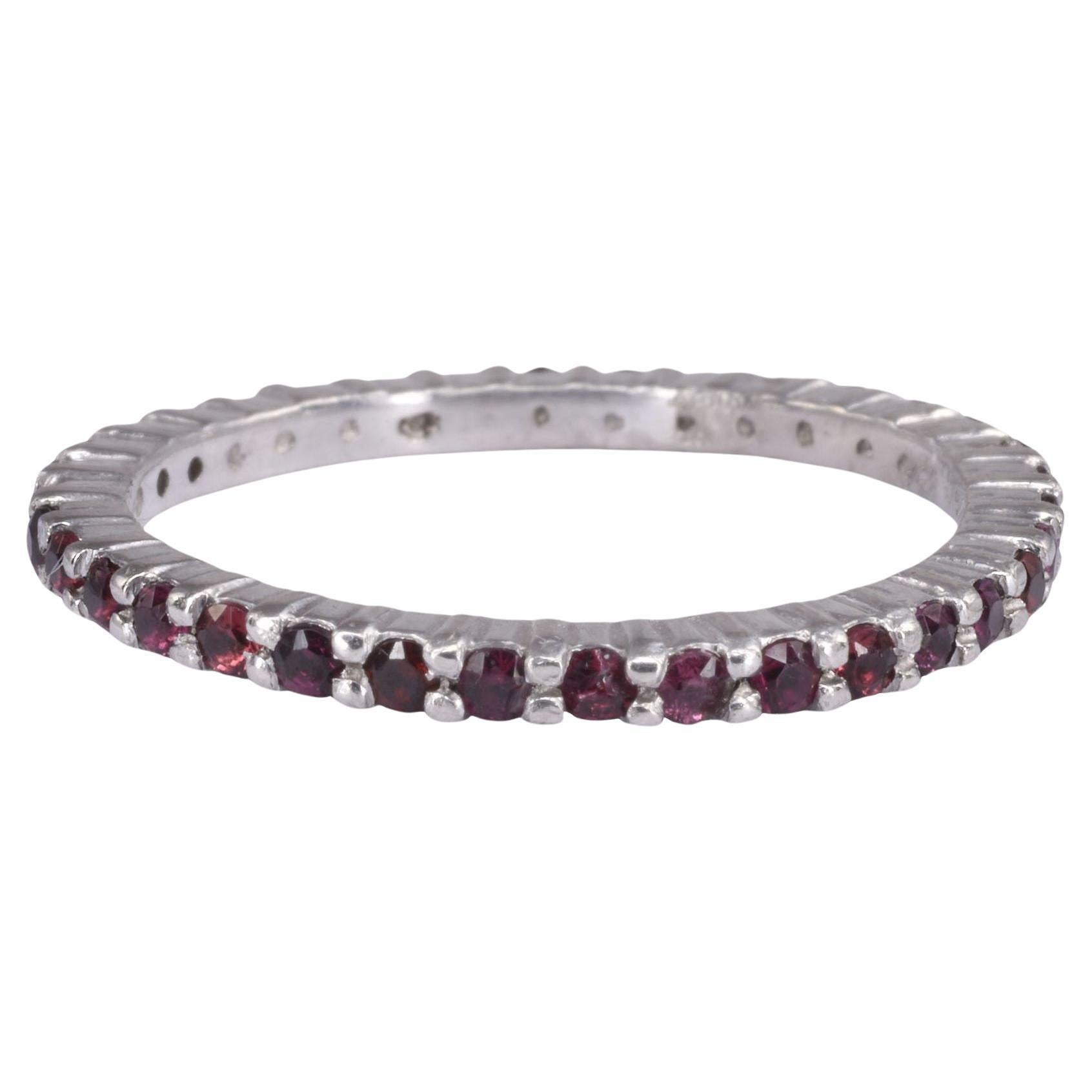 Ruby Eternity Band For Sale