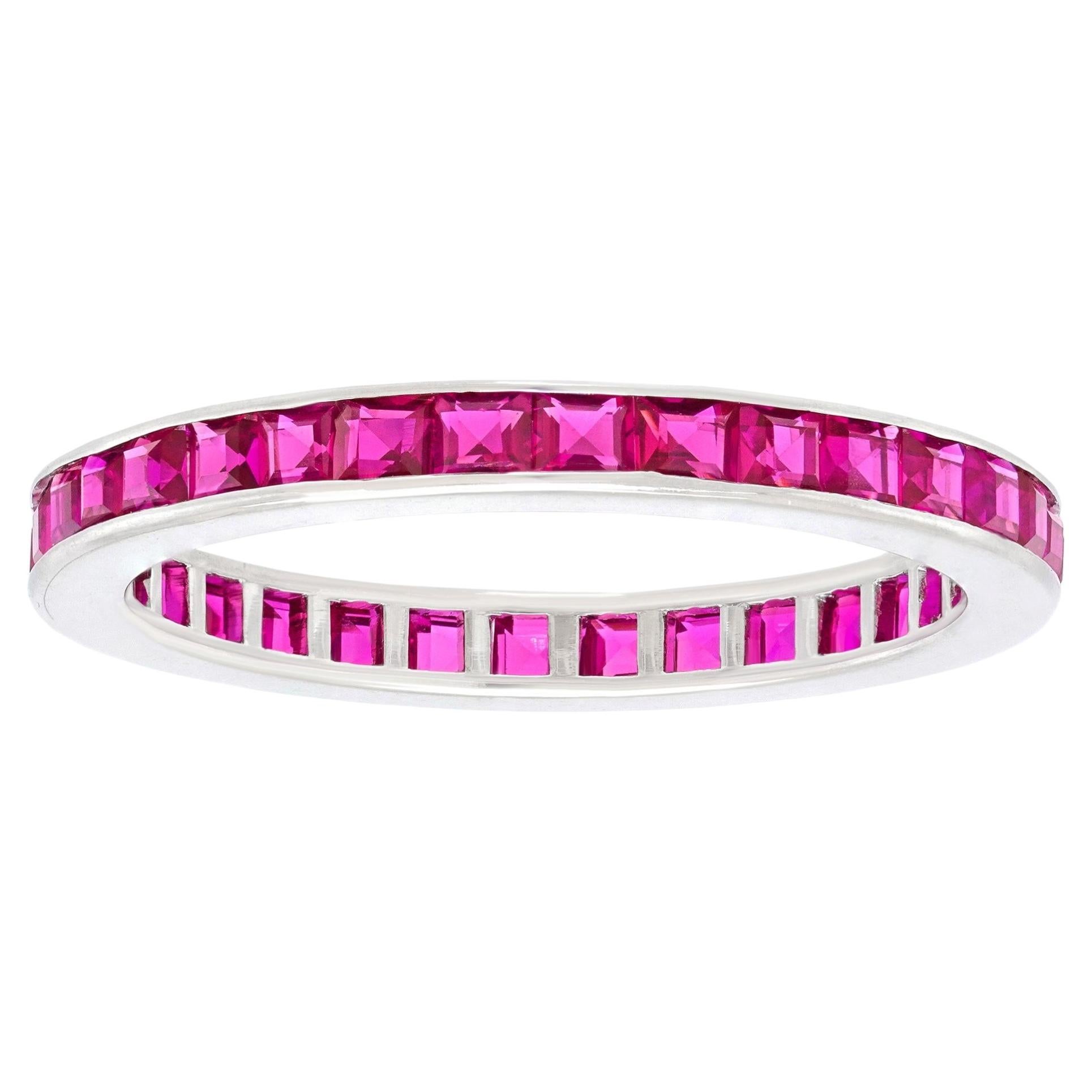 Rubin Eternity Band im Angebot