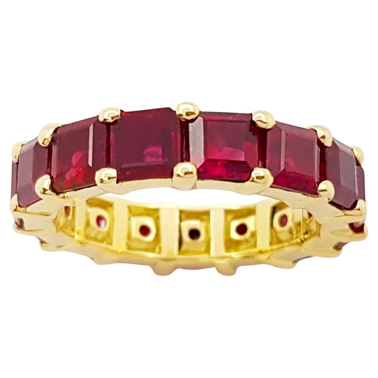 Anillo Eterno de Rubí engastado en Oro de 18K