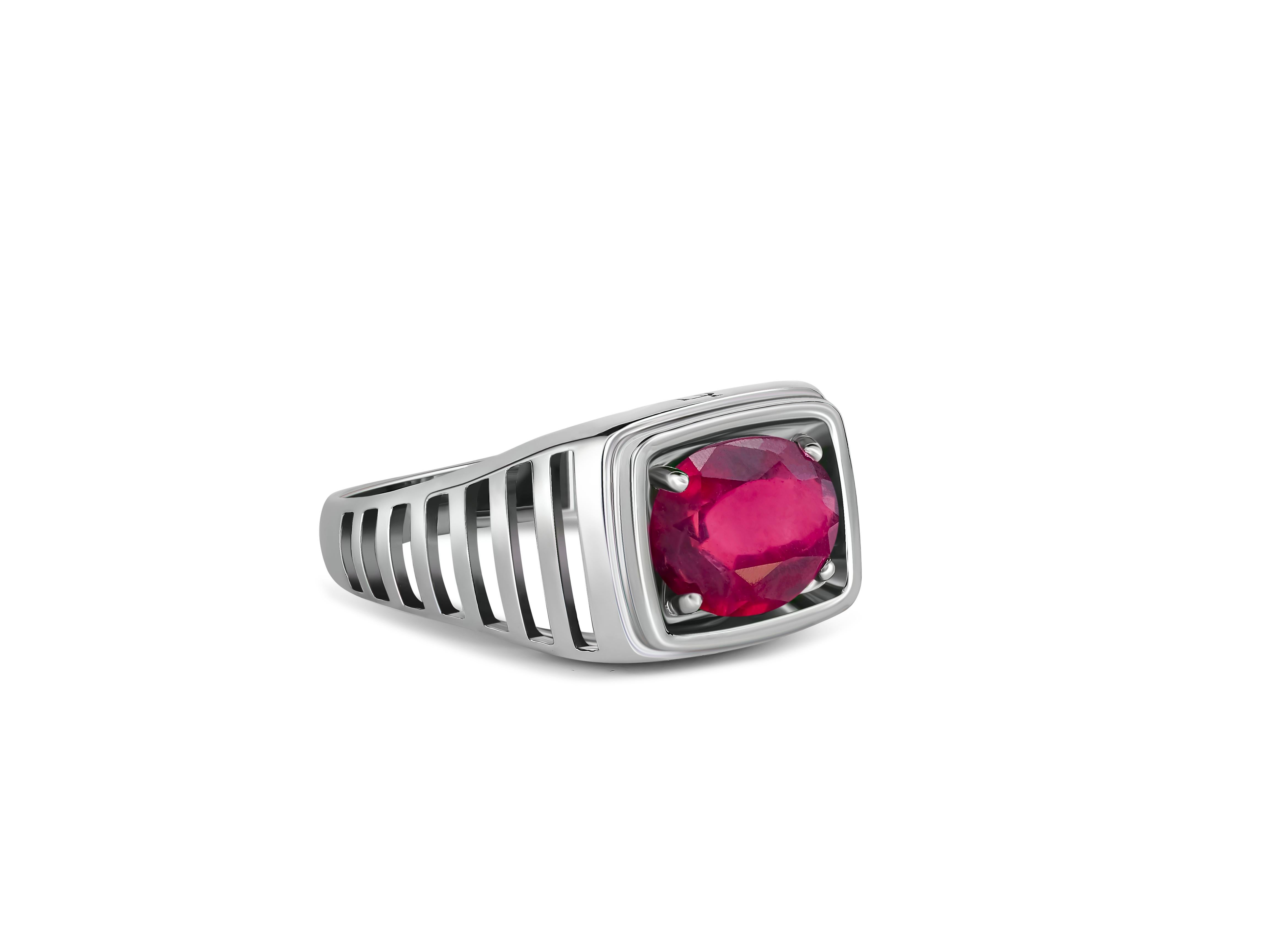 For Sale:  Ruby gold ring.  2