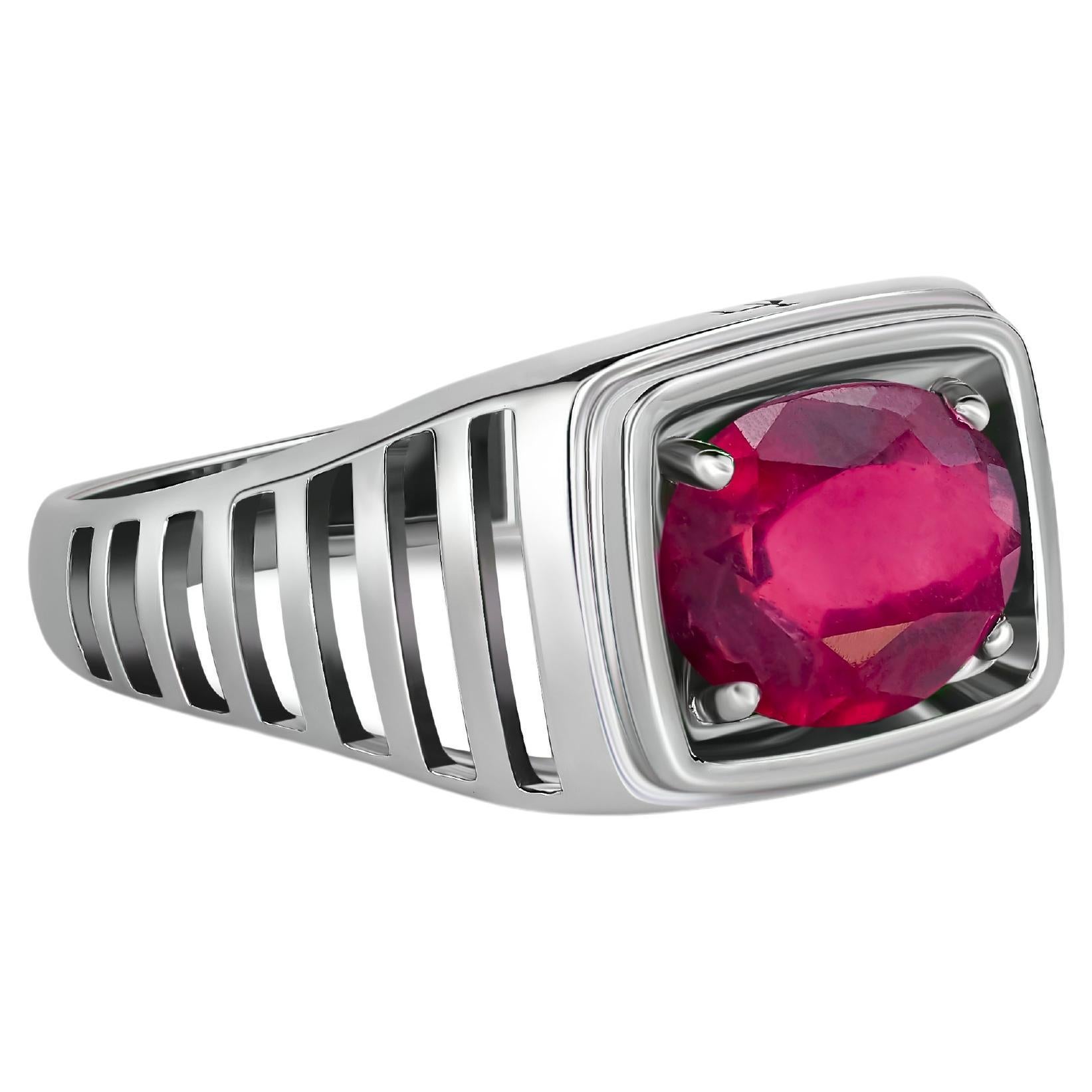 For Sale:  Ruby gold ring.