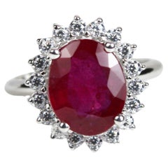 Ruby Halo Ring