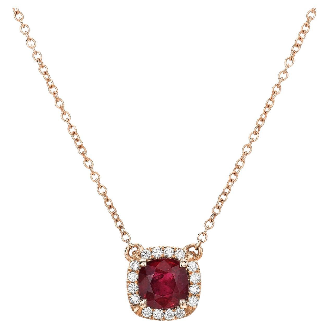 Atemberaubende Halskette aus 14K Weißgold mit Mondstein und Diamanten  Tamir von Merkaba Jewelry