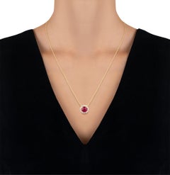 Collana di rubini, 1,36 carati